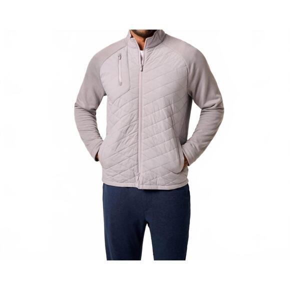 NEW JOHNNIE-O weller lightweight performance fleece jacket in seal